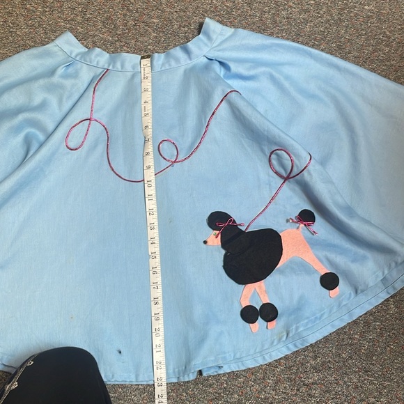AS IS Ladies Large Handmade Vintage Poodle Skirt (See Photos For Measurements) - Picture 10 of 12